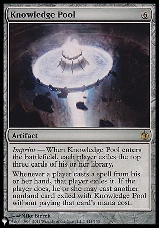 (111) Magic The Gathering The List Single: Knowledge Pool  Rare