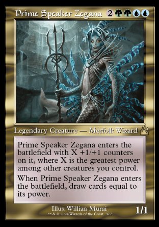 (377) Magic The Gathering Ravnica Remastered: Extras Single: Prime Speaker Zegana (V.3)  Holo Rare