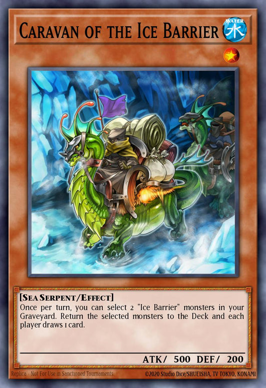 (040) YuGiOh TCG HAC1: Hidden Arsenal: Chapter 1 Single: Caravan of the Ice Barrier (V.2 - Parallel Rare)  Parallel Rare