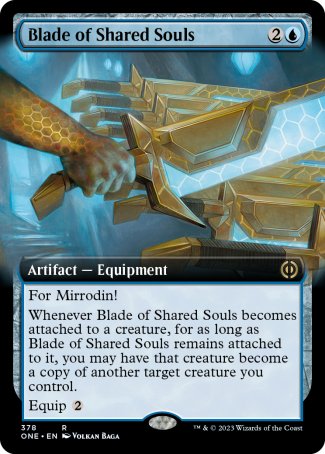 (378) Magic The Gathering Phyrexia: All Will Be One: Extras Single: Blade of Shared Souls Holo Rare