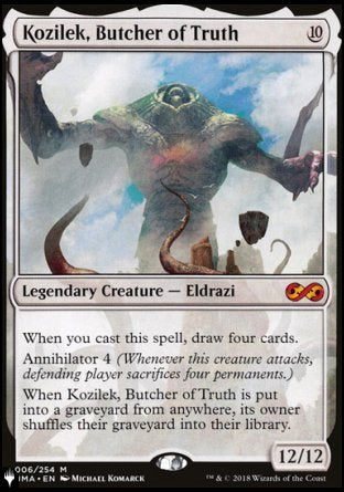 (006) Magic The Gathering The List Single: Kozilek, Butcher of Truth  Mythic