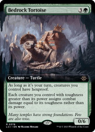 (378) Magic The Gathering The Lost Caverns of Ixalan: Extras Single: Bedrock Tortoise  Rare