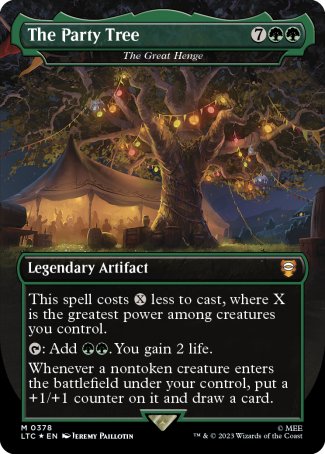 (378) Magic The Gathering Commander: The Lord of the Rings: Tales of Middle-earth: Extras Single: The Great Henge (V.2)  Mythic