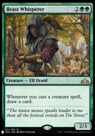(123) Magic The Gathering The List Single: Beast Whisperer  Rare