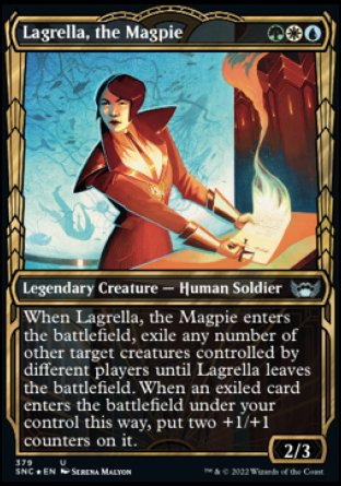 (379) Magic The Gathering Streets of New Capenna: Extras Single: Lagrella, the Magpie (V.2)  Uncommon
