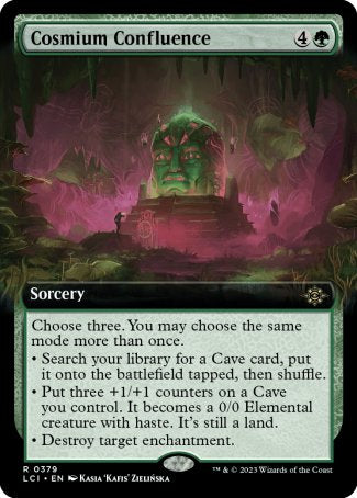 (379) Magic The Gathering The Lost Caverns of Ixalan: Extras Single: Cosmium Confluence Holo Rare