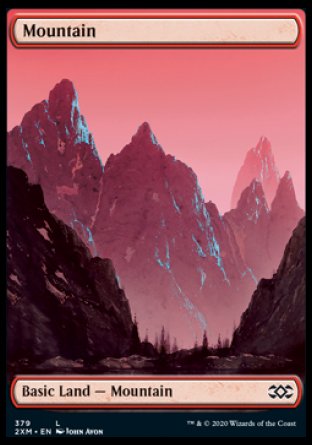 (379) Magic The Gathering Double Masters: Extras Single: Mountain (V.1)  Land