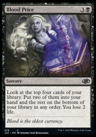 (379) Magic The Gathering Jumpstart 2022 Single: Blood Price  Common