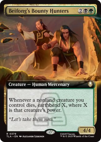 (379) Magic The Gathering Magic: The Gathering | Avatar: The Last Airbender: Extras Single: Beifong's Bounty Hunters  Rare