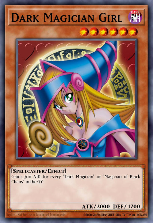 (000) YuGiOh TCG MFC: Magician's Force Single: Dark Magician Girl  Secret Rare