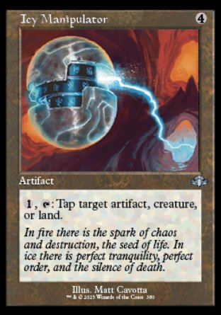 (380) Magic The Gathering Dominaria Remastered: Extras Single: Icy Manipulator Holo Uncommon