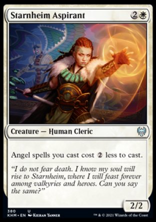 (380) Magic The Gathering Kaldheim: Extras Single: Starnheim Aspirant  Uncommon