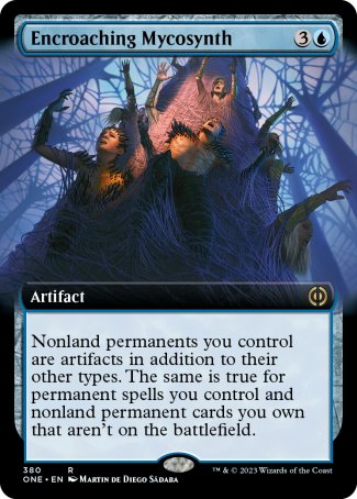 (380) Magic The Gathering Phyrexia: All Will Be One: Extras Single: Encroaching Mycosynth Holo Rare