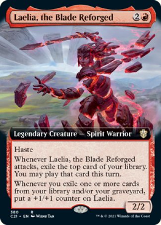 (380) Magic The Gathering Commander: Strixhaven: Extras Single: Laelia, the Blade Reforged  Rare