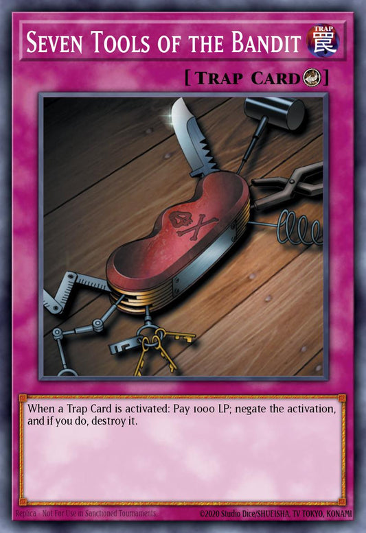 (089) YuGiOh TCG LCYW: Legendary Collection 3: Mega Pack Single: Seven Tools of the Bandit  Secret Rare