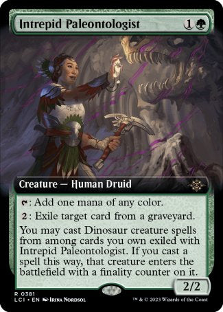 (381) Magic The Gathering The Lost Caverns of Ixalan: Extras Single: Intrepid Paleontologist Holo Rare