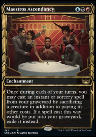 (381) Magic The Gathering Streets of New Capenna: Extras Single: Maestros Ascendancy (V.2) Holo Rare