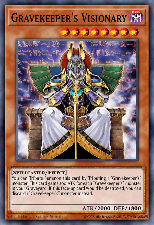 (027) YuGiOh TCG ABPF: Absolute Powerforce Single: Gravekeeper's Visionary  Super Rare
