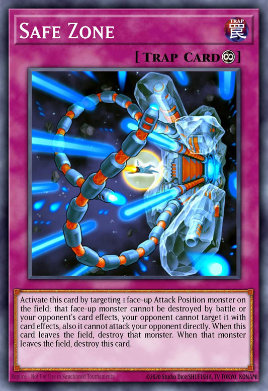 (103) YuGiOh TCG BPW2: Battle Pack 2: War of the Giants - Round 2 Single: Safe Zone  Ultra Rare