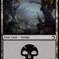 (382) Magic The Gathering Innistrad: Midnight Hunt: Extras Single: Swamp Holo Land