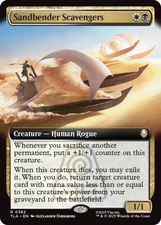 (382) Magic The Gathering Magic: The Gathering | Avatar: The Last Airbender: Extras Single: Sandbender Scavengers Holo Rare