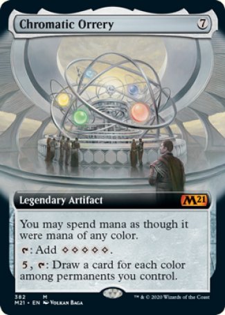 (382) Magic The Gathering Core 2021: Extras Single: Chromatic Orrery  Mythic