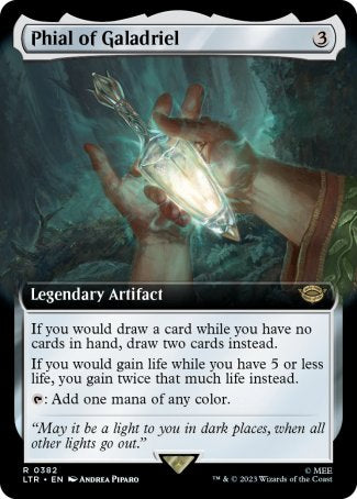 (382) Magic The Gathering The Lord of the Rings: Tales of Middle-earth: Extras Single: Phial of Galadriel  Rare