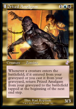 (382) Magic The Gathering Time Spiral Remastered: Extras Single: Prized Amalgam  Time Shifted