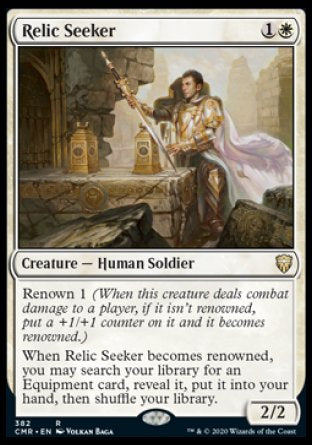 (382/361) Magic The Gathering Commander Legends: Extras Single: Relic Seeker  Rare