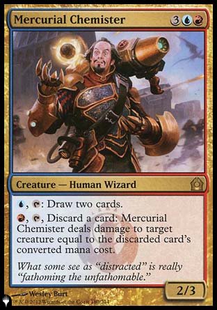 (180) Magic The Gathering The List Single: Mercurial Chemister  Rare
