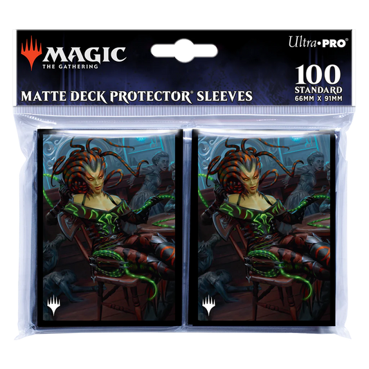 Magic the Gathering: Ultra Pro Matte Deck Protector Sleeves 100ct - Outlaws of Thunder Junction - Vraska, the Silencer