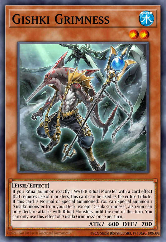 (171) YuGiOh TCG MP24: 25th Anniversary Tin: Dueling Mirrors Single: Gishki Grimness  Ultra Rare