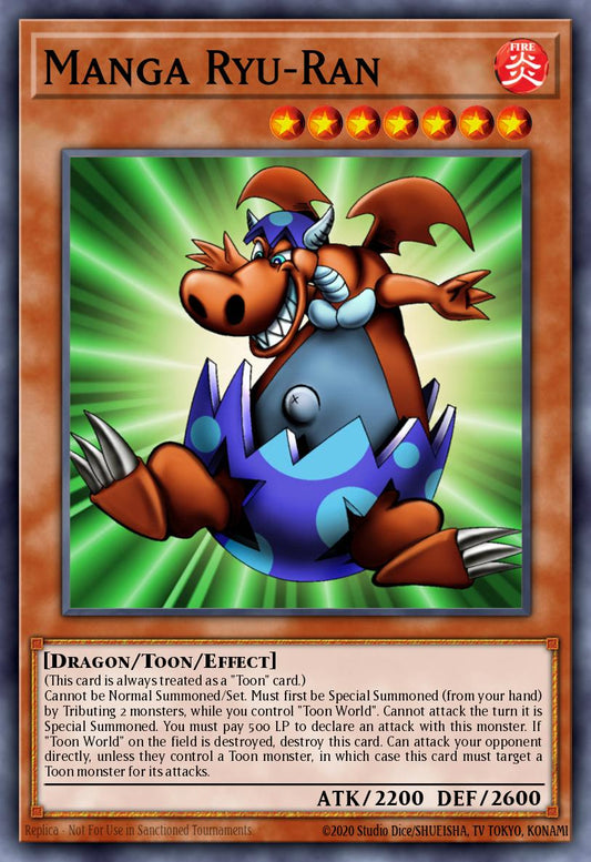 (104) YuGiOh TCG LCYW: Legendary Collection 3: Mega Pack Single: Manga Ryu-Ran  Rare