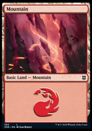 (383) Magic The Gathering Zendikar Rising: Extras Single: Mountain  Land