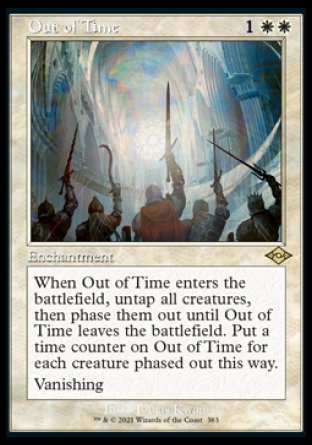 (383) Magic The Gathering Modern Horizons 2: Extras Single: Out of Time (V.2) Holo Rare