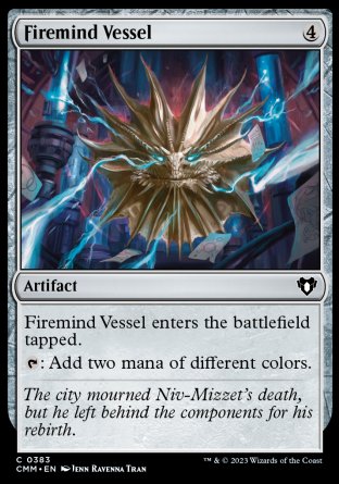 (383) Magic The Gathering Commander Masters Single: Firemind Vessel  Common
