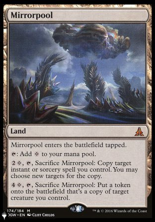 (174) Magic The Gathering The List Single: Mirrorpool  Mythic