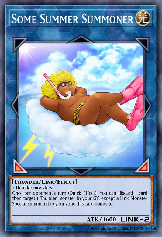 (192) YuGiOh TCG MP19: 2019 Gold Sarcophagus Tin Mega Pack Single: Some Summer Summoner  Rare