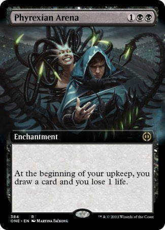 (384) Magic The Gathering Phyrexia: All Will Be One: Extras Single: Phyrexian Arena  Rare
