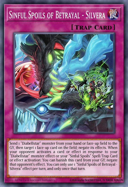 (242) YuGiOh TCG MP24: 25th Anniversary Tin: Dueling Mirrors Single: Sinful Spoils of Betrayal - Silvera  Ultra Rare