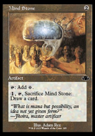 (385) Magic The Gathering Dominaria Remastered: Extras Single: Mind Stone  Common