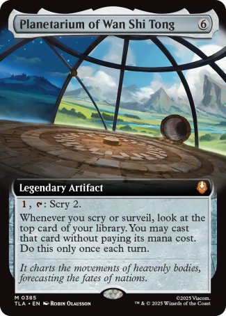 (385) Magic The Gathering Magic: The Gathering | Avatar: The Last Airbender: Extras Single: Planetarium of Wan Shi Tong Holo Mythic