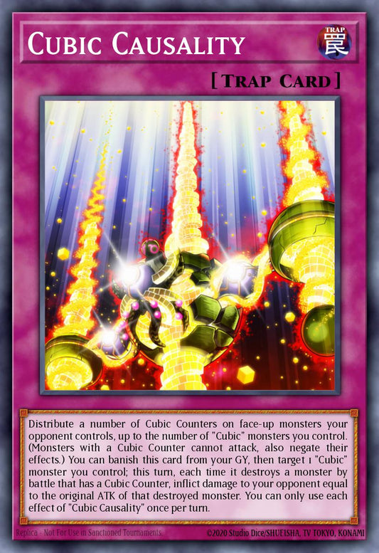 (051) YuGiOh TCG DUOV: Duel Overload Single: Cubic Causality  Ultra Rare