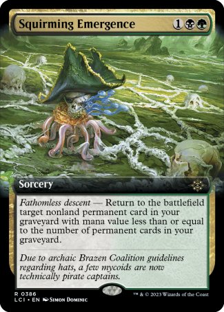 (386) Magic The Gathering The Lost Caverns of Ixalan: Extras Single: Squirming Emergence Holo Rare
