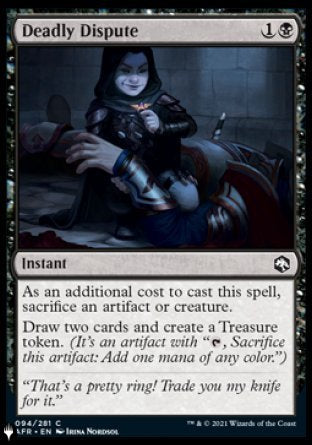 (094) Magic The Gathering The List Single: Deadly Dispute  Common