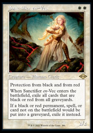 (386) Magic The Gathering Modern Horizons 2: Extras Single: Sanctifier en-Vec (V.2)  Rare