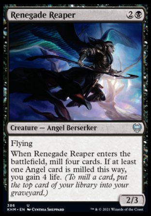 (386) Magic The Gathering Kaldheim: Extras Single: Renegade Reaper  Uncommon