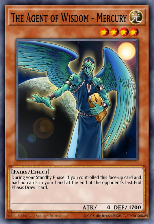 (252) YuGiOh TCG LCYW: Legendary Collection 3: Mega Pack Single: The Agent of Wisdom - Mercury  Super Rare
