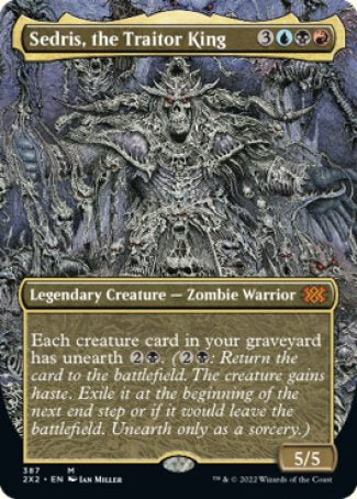 (387) Magic The Gathering Double Masters 2022: Extras Single: Sedris, the Traitor King (V.1)  Mythic