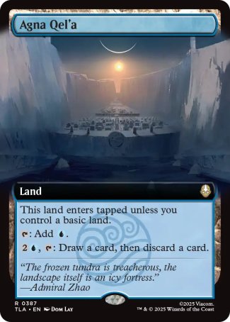 (387) Magic The Gathering Magic: The Gathering | Avatar: The Last Airbender: Extras Single: Agna Qel'a Holo Rare